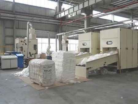 400 কেজি/ঘন্টা 100 গ্রাম থেকে 800 গ্রাম ফিল্টার ফিল্টার সুই পঞ্চিং উত্পাদন লাইন